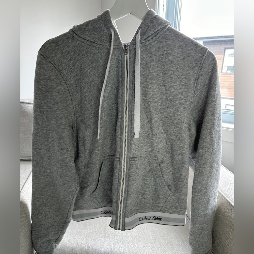 Calvin Klein Zip-Up Sweatshirt